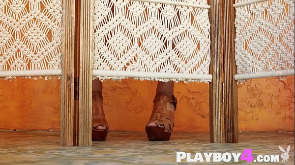 Hot blonde MILF exposing amazing body after passion striptease session