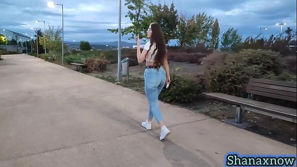 SHANAXNOW SMOKING FETISH BIG ASS WALKING IN TIGHT JEANS